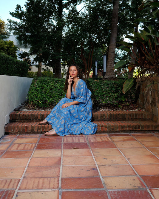 #Z-122-Long-Blue-Cotton | Shizera Beauty