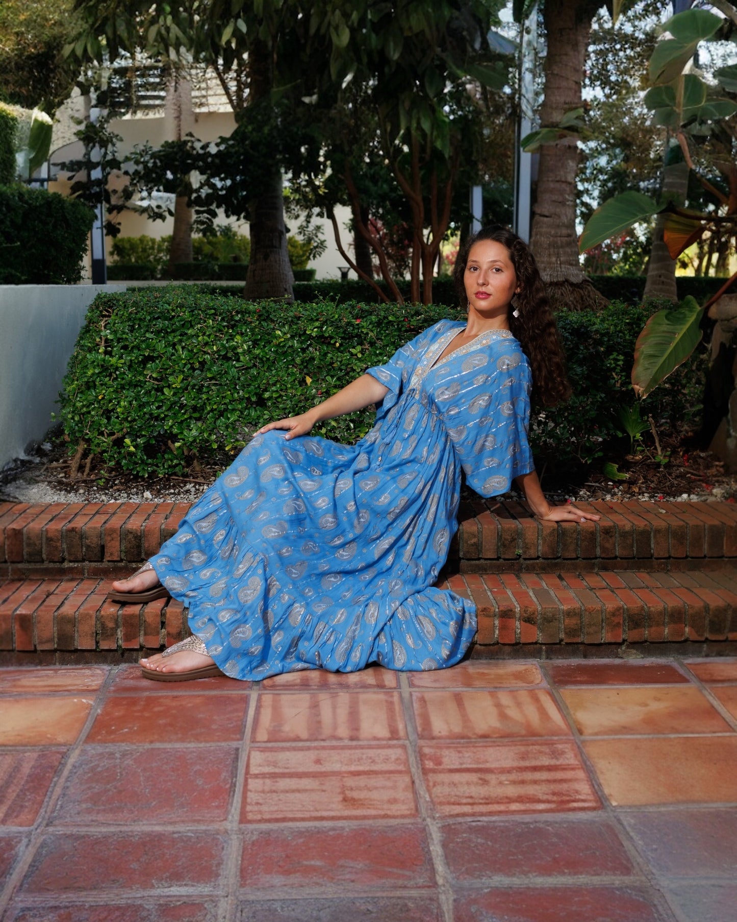 #Z-122-Long-Blue-Cotton | Shizera Beauty